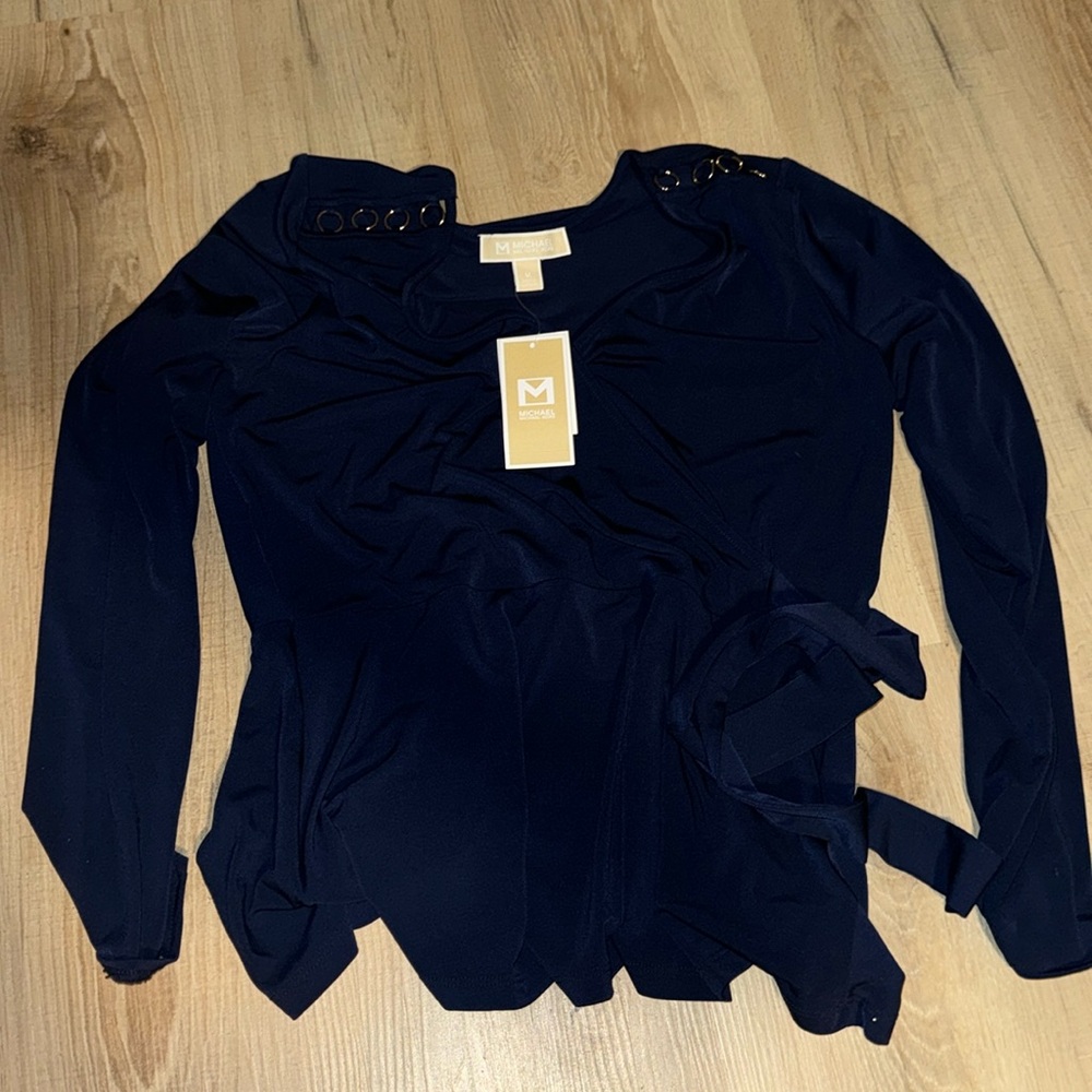 Navy blue Michael Kors dress top